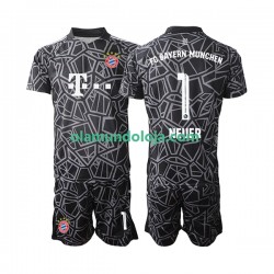 Camisola Bayern de Munique Manuel Neuer 1 Guarda-redes Criança Equipamento Primeiro 2022-2023 Manga Curta